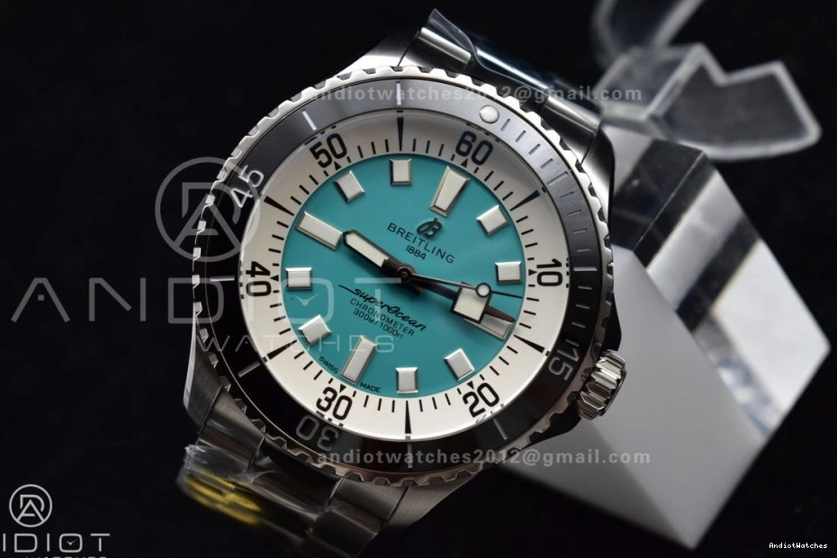 Dial SS on 44 480 Best Tiffany Blue Edition Versatile Automatic 1:1 TF A SuperOcean Bracelet 1101
